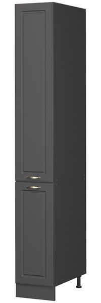 Küchenunterschrank Fame-Line Anthrazit-Gold Landhaus 30 cm Vicco