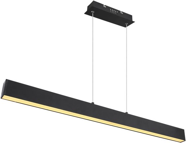 Verena Hängeleuchte Metall Schwarz Matt, Led