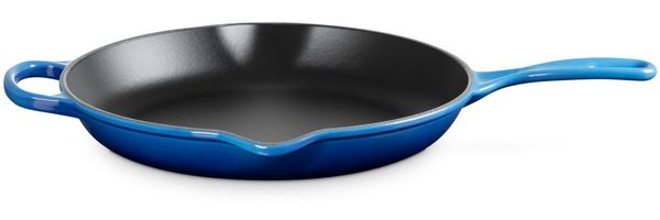 LE CREUSET Bratpfanne Brat- und Servierpfanne Signature rund azure 30cm