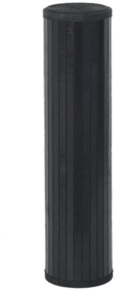 vidaXL Teppich Rechteckig Schwarz 80x200 cm Bambus 376906 Bild 3