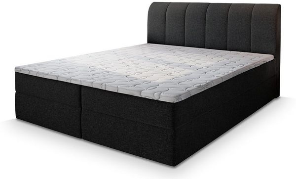 Masseno Boxbett CEVANO 180x200 cm mit Bonell Matratze und Topper