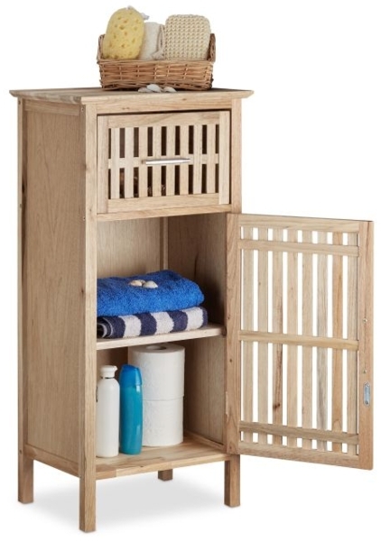 Badschrank Walnuss freistehend