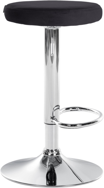 CLP Barhocker Ponte Samt-Bezug,schwarz chrom Bild 4