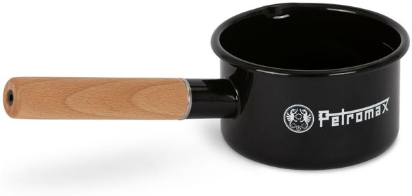 Petromax Emaille Stieltopf schwarz 0,5 Liter