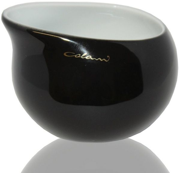 Colani Zuckerdose Zuckerdose Zuckerschale Schwarz 170ml, Porzellan, (1-tlg), Colani Schriftzug, inkl. Geschenkkarton