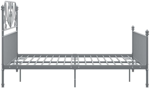 Bettgestell Grau Metall 160x200 cm [324855] Bild 4