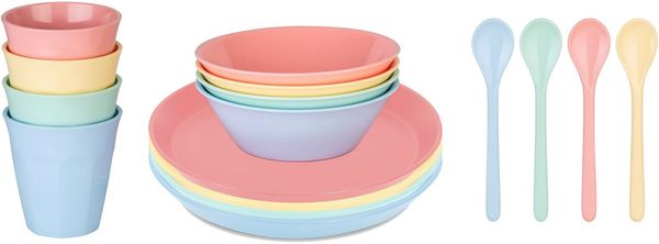 Koziol NORA Set MACARONS Geschirrset 16-teilig