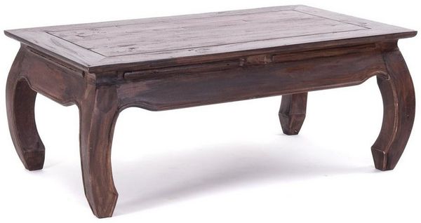 DESIGN DELIGHTS Couchtisch OPIUMTISCH "EAST", 100x60cm (BxT), Mahagoni, Beistelltisch, Farbe: