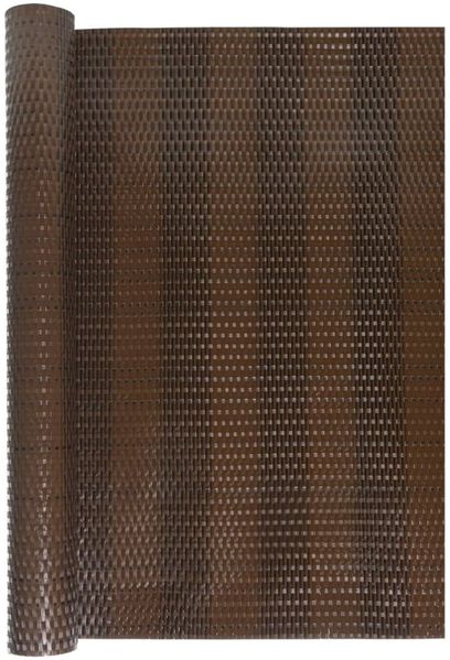 vidaXL Balkon-Sichtschutz Braun und Schwarz 600x100 cm Poly Rattan 156261 Bild 3