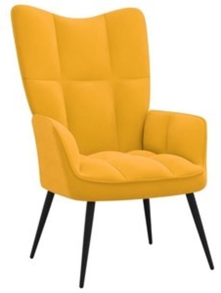 tinkaro Sessel TIMM Samt TV-Fernsehsessel Senfgelb Bild 6