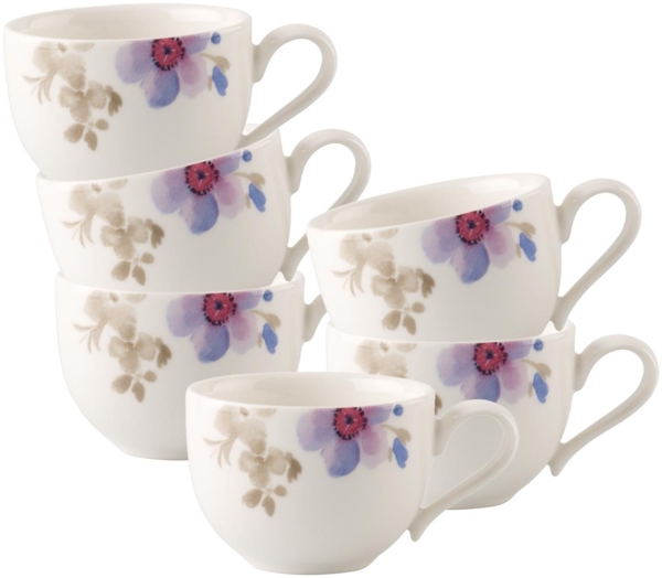Villeroy & Boch Mariefleur Gris Basic Mokka-/Espressortasse 50 ml 6er Set