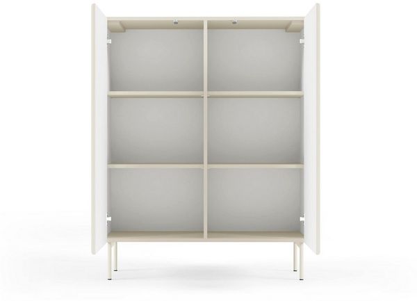 yourhouse24 Hochkommode Muti 2D 98x123x40 cm Kaschmir, Schwarz Bild 2