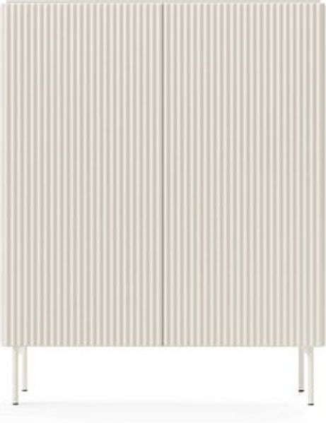 yourhouse24 Hochkommode Muti 2D 98x123x40 cm Kaschmir, Schwarz Bild 4