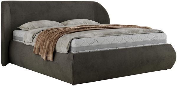Polsterbett mit Lattenrost, Doppelbett Bettkasten, Bettgestell mit Gasdruckfeder - CAELA CLASSIC - 160 x 200 cm - Dunkelgrau Velvet Bild 5