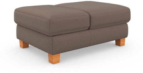 sit&more Polsterhocker Dundee, mit Klappfunktion, Federkern und hochwertigen Massivholzfüßen