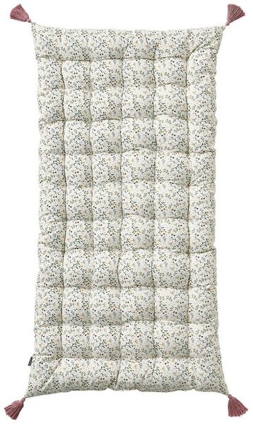 vertbaudet Bodenkissen Kinderzimmer Bodenmatratze BLUMENZAUBER, mit Quasten, Blumenprint
