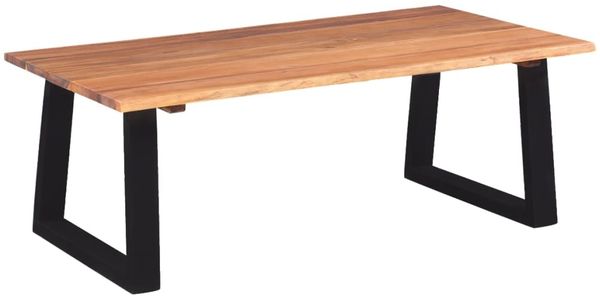 vidaXL Couchtisch Massivholz Akazie 110x60x40 cm 244996