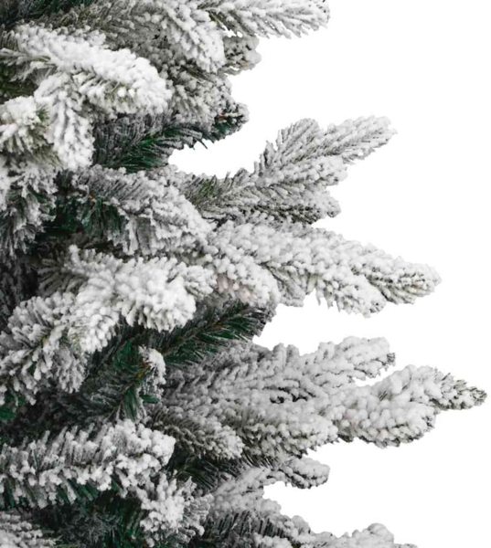 vidaXL Künstlicher klappbarer Weihnachtsbaum Weiß 120 cm PE und PVC 3395627 Bild 10