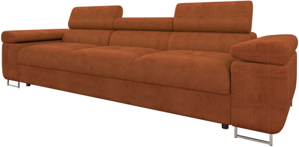 Sofa Torezio III mit Einstellbare Kopfstützen (Farbe: Flow 09)