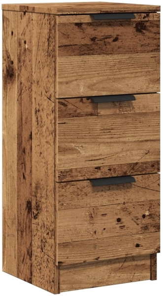 vidaXL Sideboard Altholz-Optik 30x30x70 cm Holzwerkstoff 856955