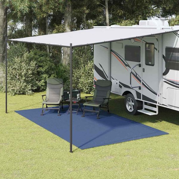 vidaXL Zeltteppich Blau 200 x 200 cm Polyester 42002780