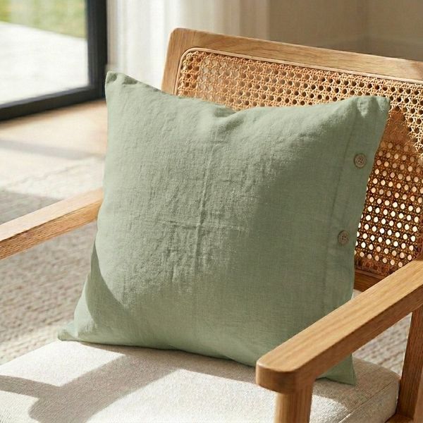 Interior by Hakito Kissenbezug 100% reine Leinen 180g/m² GOTS BIO zertifiziert