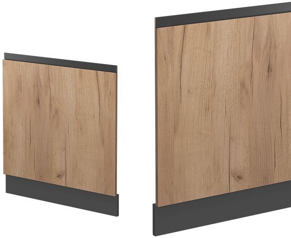 Frontblende R-Line Goldkraft Eiche 59.6 cm J-Shape, ohne Arbeitsplatte Vicco Bild 4