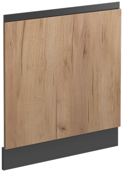 Frontblende R-Line Goldkraft Eiche 59.6 cm J-Shape, ohne Arbeitsplatte Vicco