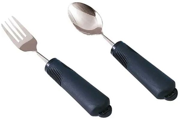 DocMed Besteck-Set Biegbare Gabel oder Löffel (1-tlg), Löffel, Flexibel, Alltagshilfe, Ergonomisch