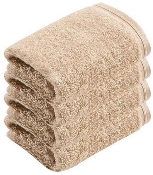 Vossen Seiftuch 4er Pack Seiftuch 30 x 30 cm Vegan Life, Frottier (Spar-Set, 4-St), Vegan