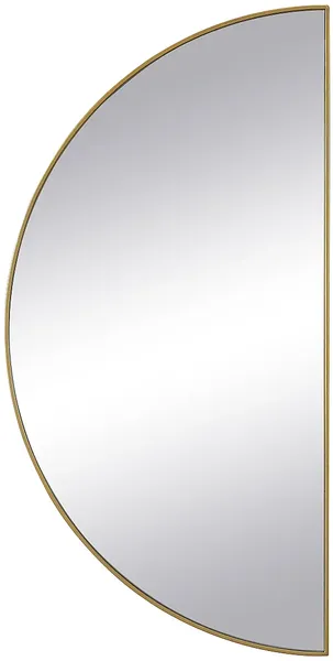 Vente-unique - GAVRA Spiegel Metall Goldfarben - B 1 cm x H 100 cm x L 50 cm