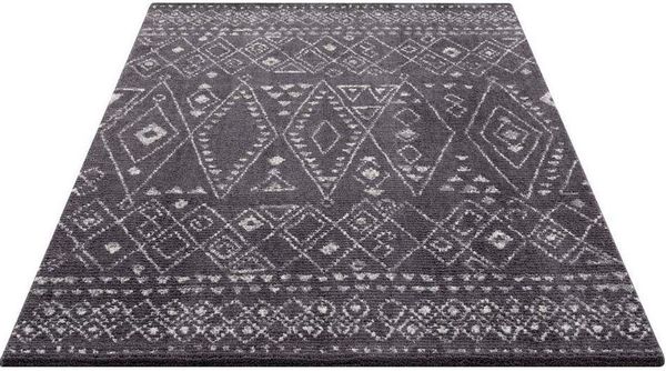 Carpet City Teppich April 2292, rechteckig, Höhe: 10 mm, Läufer, weich durch Microfaser, Boho Ethno Look, Wohnzimmer