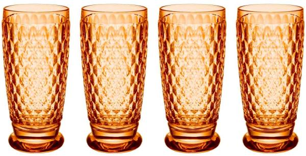 Multipack Villeroy & Boch Boston Apricot Longdrink - 4 Stück