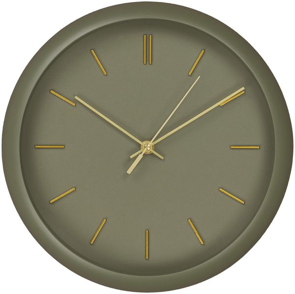 House Nordic Wanduhr, grün, lautloses Werk, ø30 cm
