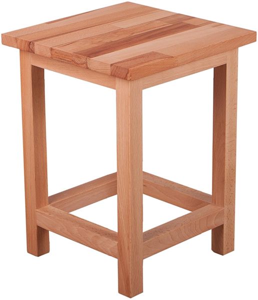 Blumenständer SIRI Platte 2cm Buche 30x30x40cm | Pflanzenständer Pflanzenregal Pflanzenhocker