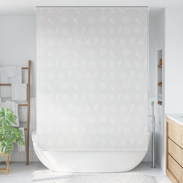 vidaXL Duschrollo 140x240 cm Seesternmuster 142862