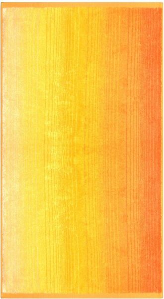 Handtücher Duschtücher - Farbverlauf Design - aus Bio Baumwolle Handtuch Colori, 50x100 cm,gelb Bild 5