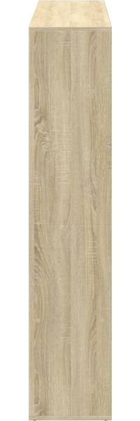 vidaXL Bücherregal Sonoma-Eiche 137,5x29x137,5 cm Holzwerkstoff 3310291 Bild 6