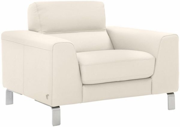 CALIA ITALIA Sessel Simon Loungesessel, Designsessel, sehr bequem, in zwei Lederqualitäten