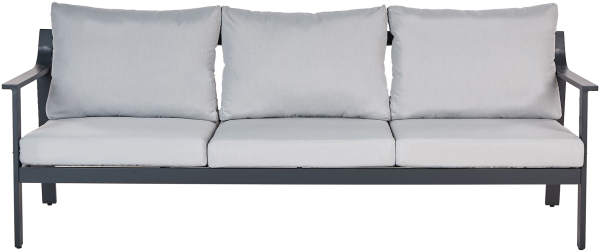 3 Sitzer Sofa Hellgrau KIATO