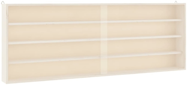 vidaXL Sammlervitrine aus Holz mit Türen 100x8,5x37 cm 4017388