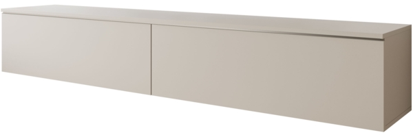 TV-Lowboard Stone 180, ohne Beleuchtung, Farbe: Cashmerebeige