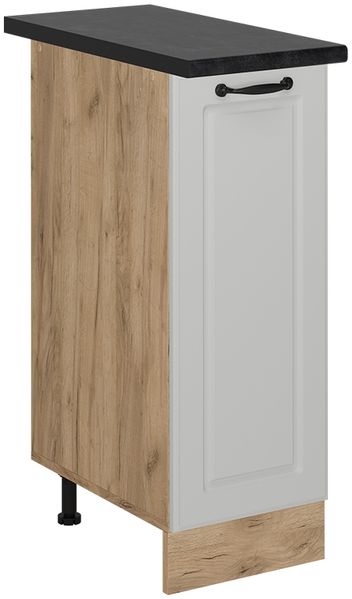 Apothekerschrank R-Line Weiß Landhaus 30 cm , AP Anthrazit Vicco