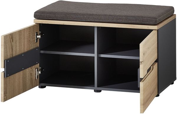Garderoben-Set >Meagan< in Artisan Eiche - 255x192x38cm (BxHxT) Bild 10