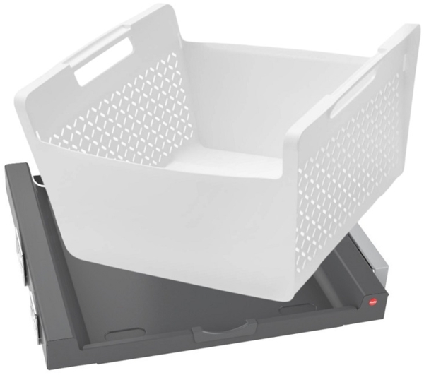 Hailo Laundry Area Universaltablar 3272002 mit Wäschekorb weiß 16er
