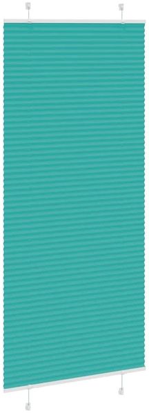 vidaXL Plissee Petrolgrün 95x200 cm Stoffbreite 94,4 cm Polyester 4015414 Bild 3