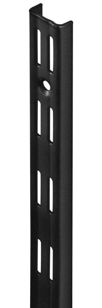 Dolle Wandschiene 2-Reihig 150,5 cm schwarz Metall