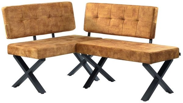 B&D home Eckbank EKA (2-St), beidseitig montierbar, gepolstert, mit Rückenlehne, verschiedene Maße