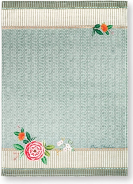 PiP Studio Geschirrtuch Blushing Birds Geschirrtuch Blue 50x70 cm