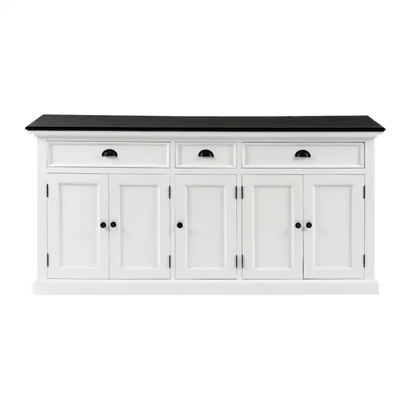 Sideboard Halifax Contrast mit 5 Türen, 180 cm